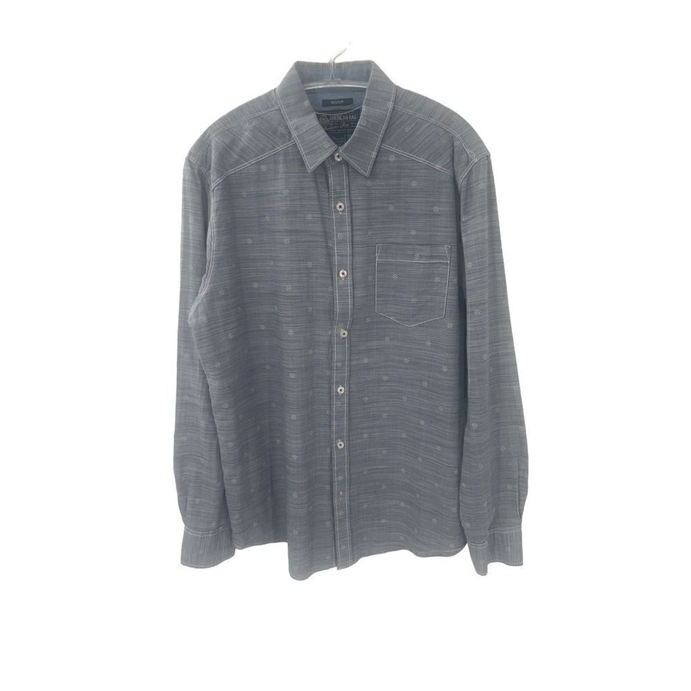 American rag long sleeve button up shirt